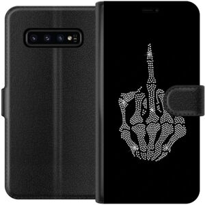 Samsung Galaxy S10 Tegnebogsetui Fuck dig Bling