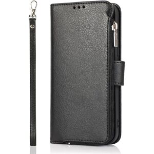 Floveme Smooth Wallet etui - iPhone 12 Svart