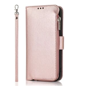 Floveme Meget vellavet pung etui - iPhone 12 Mini Roséguld