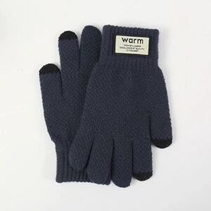 JBK Handsker kvinders vinter fløjl fortykkelse kuldesikre cykling touch screen varm uld strikkede handsker