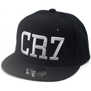 FMYSJ Ny 2023 børn Cr7 kasket sommer baseball kasket hat Drenge Piger Børn Snapback Ronaldo Hatte Hip Hop Caps (FMY) Black 50-54CM