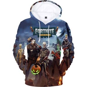 Fortnite Hoodie Youth 3D-printet Sports Hoodie Sweatshirt Z #8 2XS