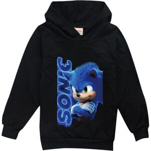 Børne Sonic Hættetrøjer Jakke Børne Sweatshirt Jumper T-Shirt Vinter 150cm