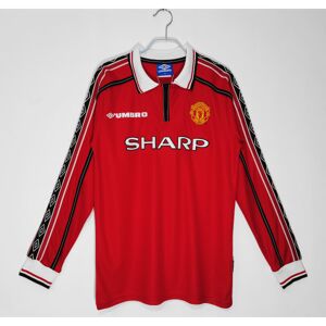 Retro Legend 98-99 Manchester United trøje med lange ærmer Beckham NO.7 S