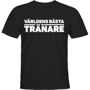 Verdens bedste træner - T-SHIRT - HERRE Svart - M