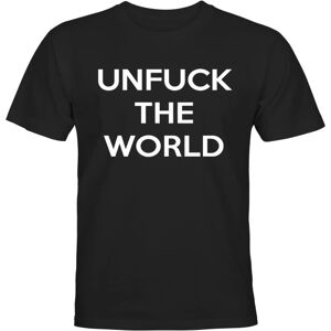 Unfuck The World - T-SHIRT - MÆND Svart - L