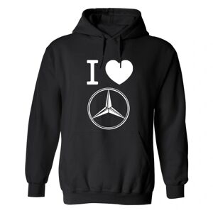 Mercedes-Benz - Hættetrøje / Sweater - HERRE Svart - M