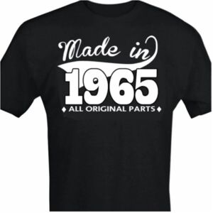 Highstreet Sort T-shirt med design - Fremstillet i 1965 - Alle originale dele XL