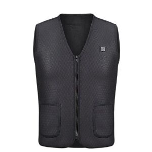 Tech of sweden Vest med varmelegemer Opvarmningsvest størrelse XL Black XL