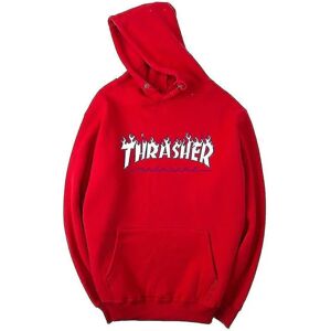 Unisex Thrasher Hættetrøje Bogstavtrykt Sweatshirt Hætte med snøre og lomme Picture Color 7 2XL