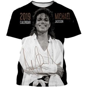 Michael Jackson T-shirt Mænd Kvinder Mode Casual 3d-printede T-shirts Harajuku Style Oversized T-shirt Hip Hop Streetwear Toppe