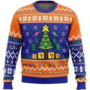 julegave julesweater gokart julesweater gave julemanden pullover tegneserie herre sweatshirt efterår og vinter fleece hættetrøje style 3 M