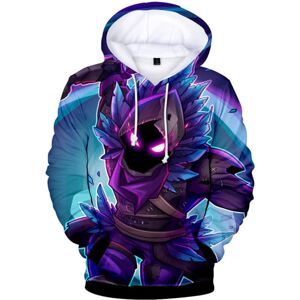 Fortnite Hoodie Youth 3D-printede porte Hættetrøje sweatshirt Z #1 S