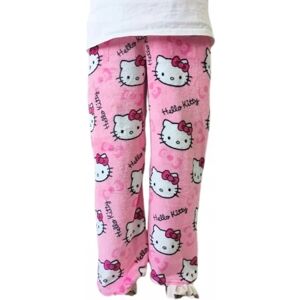 Tegnefilm HelloKitty flannel pyjamas Plys og tyk isolering pyjamas til kvinder - Rose Red XXL