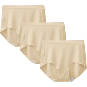 INF Dameundertøjstrusser ultra blød højtalje modal 3-pack beige XL