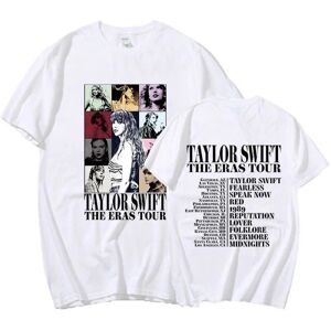 Taylor Swift The Eras Tour Fans Letter Printed T-shirt Kortærmet T-shirt med print