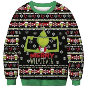 FMYSJ 2023 Funny 3d Print sweater Mænd Kvinder Jule Sweatere Jumpere Overdele Holiday Party Pullover Hættetrøje Sweatshirt (FMY) L