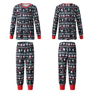 Familie Matchende Jul Pyjamas Nattøj Xmas Pyjamas Nattøj PJs Sæt Børn Voksen Outfit Kids 8-9 Years