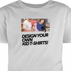 Design dit eget Børn T-shirt 3-4 År Grå