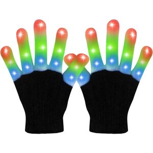 LED Handsker, Cool Toys Kids Light Up Handsker Finger Lights Flas