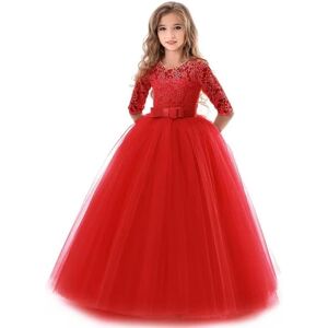 Sweden Quickstyle Prinsesse kjole rød elegant Red 128