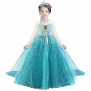 Sweden Quickstyle Frost Elsa Princess kjole Blue 110