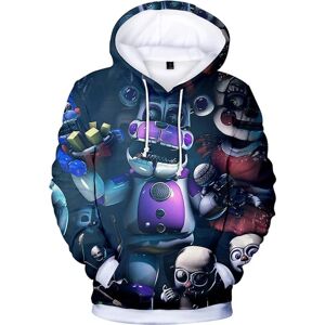 Børn Drenge Piger Five Nights At Freddy's Hættetrøje 3d-printet hættetrøje Casual Pullover Jumper Toppe color 4 160