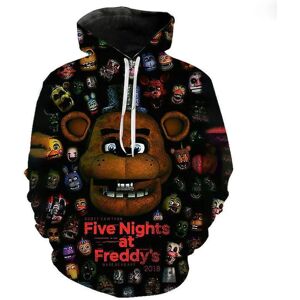 Børn Drenge Piger Five Nights At Freddy's Hættetrøje 3d-printet hættetrøje Casual Pullover Jumper Toppe color 7 130