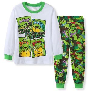 Teenage Mutant Ninja Turtles tema pyjamas sæt børns langærmede toppe og bukser hjemmetøj style 1 6 Years