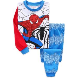 2. sæt Spider-Man Pyjamas Barn Super Soft T-Shirt Byxor A 130CM