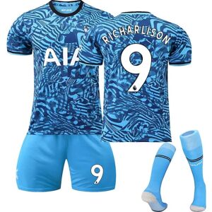 Goodies 22-23 New Tottenham Udebanetrøje Fodboldtrøje Voksne Børn Fodboldtrøjer RICHARLISON 9 Kids 20(110-120CM)