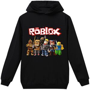 unbranded Børn Piger Drenge Roblox Print Langærmet hættetrøje Hættetrøje Topbedste gave til jul 7-8 Years