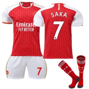 23-24 Arsenal hjemmefodboldtrøje til børn nr. K 7 SAKA 8-9 years