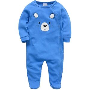 Forår Babytøj Pyjamas Piger Drenge Jumpsuit 164% Bomuld Åndbar Blød Jumpsuit Lotus Color 0-3M