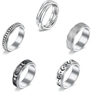 unbranded Fidget Ringe Angst Ring Til Kvinder Spinner Ring Til Angst Fidget Angst Ring Fidget Ring Spinner Ring