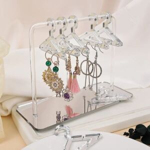 Øreringe Stand Organizer Smykke Display Holder SØLV Silver