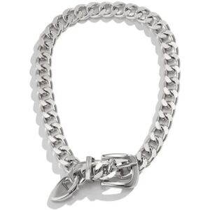 Chunky Choker halskæde tyk kæde halskæde SØLV silver