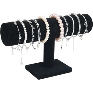 Armbåndsholder, Ur, Velvet Armbånd Display Stand, T Bar Display Holder til smykker Armbånd Ur Display