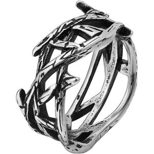 FLOWER LOST Christian Sacred Jesus Crown of Thorns Vintage Titanium stål ringe Crown of Thorns Ring