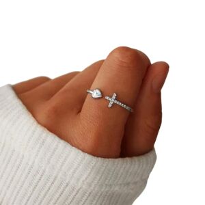 Til min datter - I Believe In You Ring Legering Justerbare åbne ringe til fine smykker