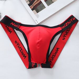 Herre Sexet Jockstrap Undertøj Trusser Trusser G-streng Red XL