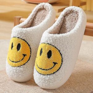 Tofflor Smiley Face Tofflor Dam Smile Tofflor White 36-37