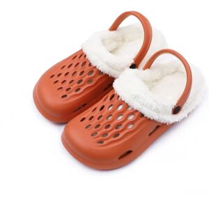 Orange Fleece Crocs til kvinder A 35-36