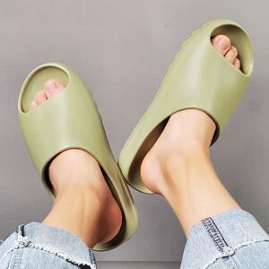 Pude Slides Sandaler Ultra-Bløde Hjemmesko green 42-43