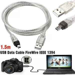 Til Mini DV MiniDV USB-kabel FireWire IEEE 1394 HDV-kamera til redigering af pc