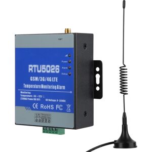 GSM SMS Alert Telemetri Temperatur Alarm System Måling Support Fjernbetjening (EU 100-240V)