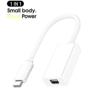 1x Thunderbolt 3 til Thunderbolt 2 Adapter Type C kabel Usb til Macbook Air Pro