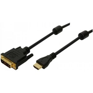 Rubs HDMI-DVI kabel 2 meter Black