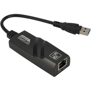 ice cream IC-kabel tilsluttet USB 3.0 til Gigabit Ethernet RJ45 LAN 1000 Mbps Netværk Ada Black USB3.0