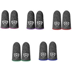 10 Pack Gaming Finger Fiber 28 Knit Sleeves Kompatibel med Pubg Mobile Games